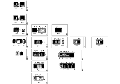 别墅一层卫生间设计及施工全套CAD图纸
